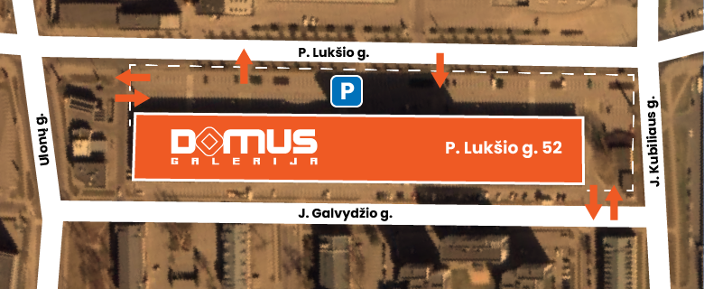 Privažiavimas prie Domus galerijos aikštelės
